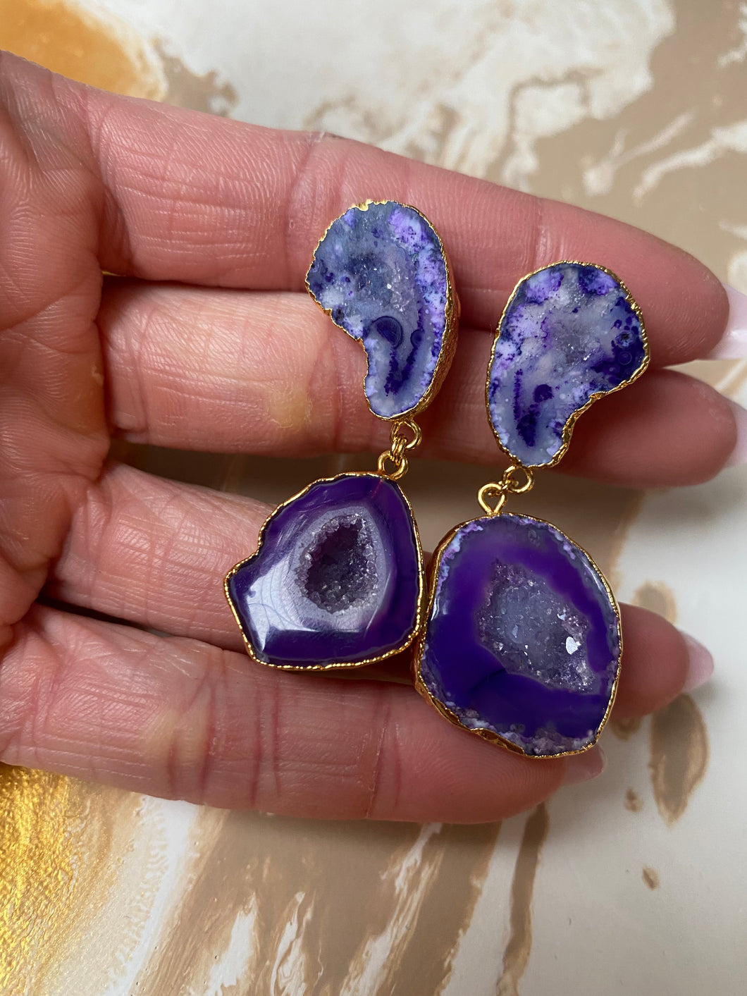 Geode Earrings